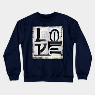 Letter Abstract - Love Crewneck Sweatshirt